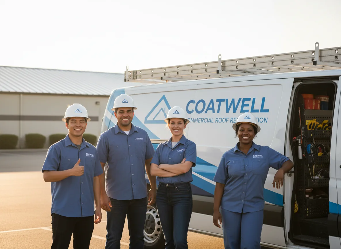 Commercial roof coating company in Midvale, ID